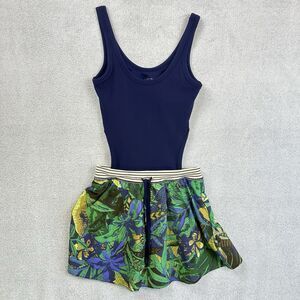 Offline By Aerie Ribbed Cut Out Romper Tennis Skort Dress Size Small Flirty